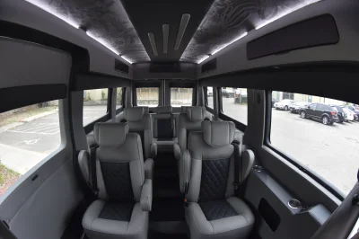 GALAXY CONVERSION VAN 9 PASSENGER TRAVEL LUXURY RAM PROMASTER WHITE - 2018 RAM PROMASTER GALAXY - Image 1 of 27