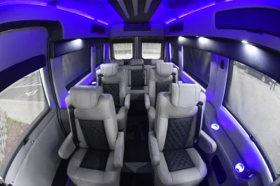 GALAXY CONVERSION VAN 9 PASSENGER TRAVEL LUXURY RAM PROMASTER WHITE - 2018 RAM PROMASTER GALAXY - Image 5 of 27