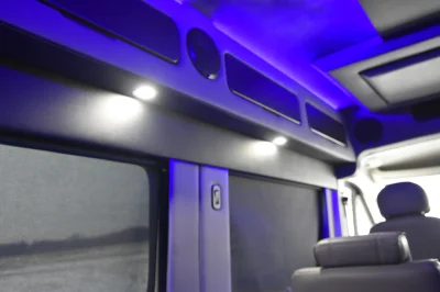 9 PASSENGER CONVERSION VAN LUXURY TRAVEL RAM PROMASTER REMOVEABLE SEATING FLIP DOWN TV BY WALDOCH - 2019 RAM PROMASTER GALAXY - Image 19 of 27