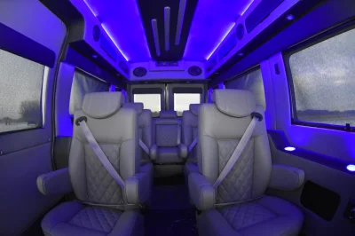9 PASSENGER CONVERSION VAN LUXURY TRAVEL RAM PROMASTER REMOVEABLE SEATING FLIP DOWN TV BY WALDOCH - 2019 RAM PROMASTER GALAXY - Image 2 of 27