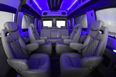 9 PASSENGER CONVERSION VAN LUXURY TRAVEL RAM PROMASTER REMOVEABLE SEATING FLIP DOWN TV BY WALDOCH - 2019 RAM PROMASTER GALAXY - Image 21 of 27