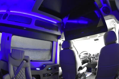 9 PASSENGER CONVERSION VAN LUXURY TRAVEL RAM PROMASTER REMOVEABLE SEATING FLIP DOWN TV BY WALDOCH - 2019 RAM PROMASTER GALAXY - Image 26 of 27