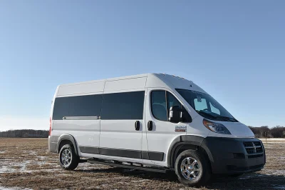 11 PASSENGER LUXURY SHUTTLE PASSENGER VAN RAM PROMASTER 159 HIGH ROOF CUSTOM WHEELS WALDOCH - 2019 RAM PROMASTER SHUTTLE - Image 2 of 16