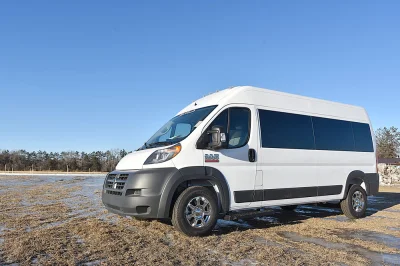 11 PASSENGER LUXURY SHUTTLE PASSENGER VAN RAM PROMASTER 159 HIGH ROOF CUSTOM WHEELS WALDOCH - 2019 RAM PROMASTER SHUTTLE - Image 4 of 16