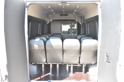 PRISONER TRANSPORT JAIL PRISONS COUNTY FEDERAL VEHICLE 15 PASSENGER CHEAPER WITH NO WINDOWS SAFER FOR PEOPLE SAFE FOR GUARDS BY WALDOCH - 2019 RAM PROMASTER SHUTTLE - Image 5 of 12