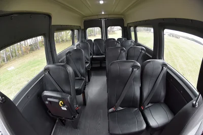 15 PASSENGER SHUTTLE VAN AIRPORT HOTEL ADA CONVERSION VANS FLEET VEHICLE RAM PROMASTER BY WALDOCH - 2019 RAM PROMASTER SHUTTLE - Image 1 of 10