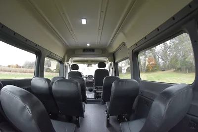 15 PASSENGER SHUTTLE VAN AIRPORT HOTEL ADA CONVERSION VANS FLEET VEHICLE RAM PROMASTER BY WALDOCH - 2019 RAM PROMASTER SHUTTLE - Image 8 of 10