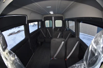 10 PASSENGER SHUTTLE BLACK EXTERIOR WITH CLOTH BLACK SEATING BY WALDOCH FLEET PASSENGER VAN SCHOOL HOTEL - 2019 RAM PROMASTER SHUTTLE - Image 15 of 46