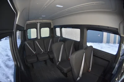 10 PASSENGER SHUTTLE BLACK EXTERIOR WITH CLOTH BLACK SEATING BY WALDOCH FLEET PASSENGER VAN SCHOOL HOTEL - 2019 RAM PROMASTER SHUTTLE - Image 17 of 46