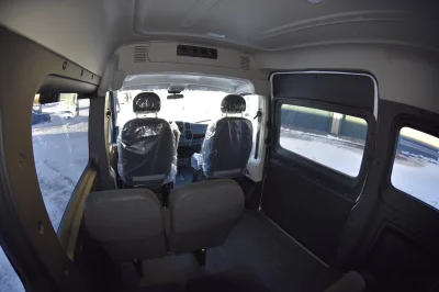 10 PASSENGER SHUTTLE BLACK EXTERIOR WITH CLOTH BLACK SEATING BY WALDOCH FLEET PASSENGER VAN SCHOOL HOTEL - 2019 RAM PROMASTER SHUTTLE - Image 20 of 46