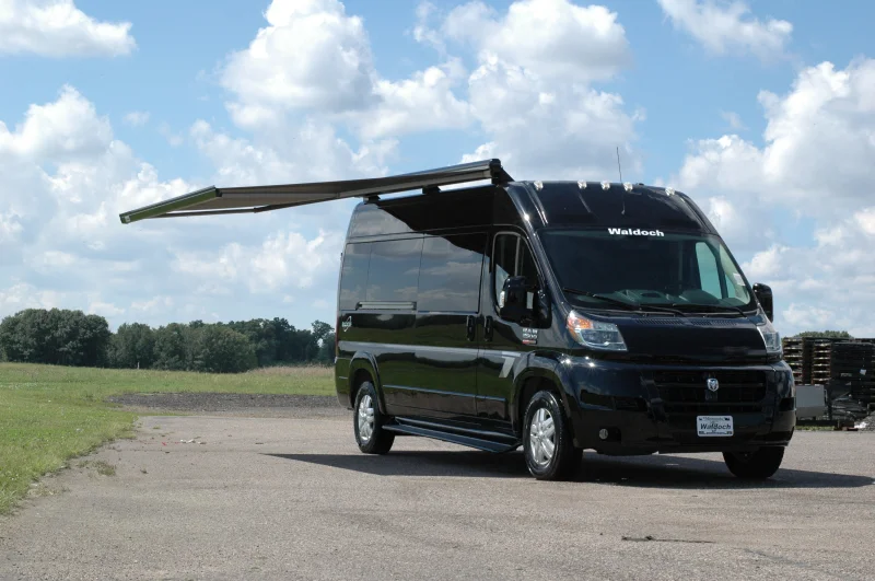 BLACK CRYSTAL CAMPER by Waldoch Crafts