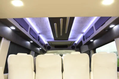 WHITE RAM PROMASTER 12 PASSENGER GALAXY SHUTTLE EDITION BY WALDOCH - 2020 RAM PROMASTER GALAXY - Image 11 of 20