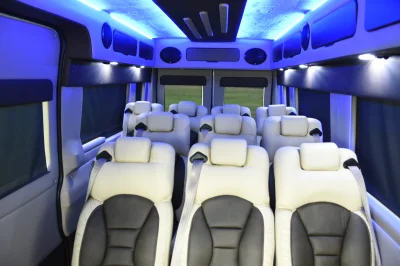 WHITE RAM PROMASTER 12 PASSENGER GALAXY SHUTTLE EDITION BY WALDOCH - 2020 RAM PROMASTER GALAXY - Image 13 of 20