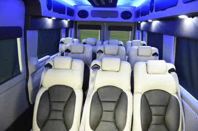 WHITE RAM PROMASTER 12 PASSENGER GALAXY SHUTTLE EDITION BY WALDOCH - 2020 RAM PROMASTER GALAXY - Image 14 of 20