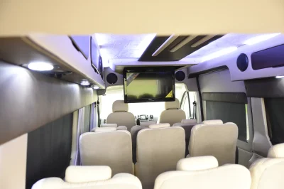 WHITE RAM PROMASTER 12 PASSENGER GALAXY SHUTTLE EDITION BY WALDOCH - 2020 RAM PROMASTER GALAXY - Image 15 of 20