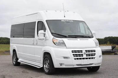 WHITE RAM PROMASTER 12 PASSENGER GALAXY SHUTTLE EDITION BY WALDOCH - 2020 RAM PROMASTER GALAXY - Image 5 of 20