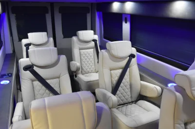 LUXURY CONVERSION VAN 8 PASSENGER PRESIDENTIAL SEATING GALAXY VAN 2020 RAM PROMASTER 159 HIGH ROOF BY WALDOCH - 2020 RAM PROMASTER GALAXY - Image 15 of 32