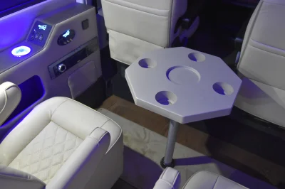 LUXURY CONVERSION VAN 8 PASSENGER PRESIDENTIAL SEATING GALAXY VAN 2020 RAM PROMASTER 159 HIGH ROOF BY WALDOCH - 2020 RAM PROMASTER GALAXY - Image 20 of 32