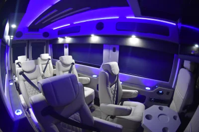 LUXURY CONVERSION VAN 8 PASSENGER PRESIDENTIAL SEATING GALAXY VAN 2020 RAM PROMASTER 159 HIGH ROOF BY WALDOCH - 2020 RAM PROMASTER GALAXY - Image 22 of 32