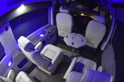 LUXURY CONVERSION VAN 8 PASSENGER PRESIDENTIAL SEATING GALAXY VAN 2020 RAM PROMASTER 159 HIGH ROOF BY WALDOCH - 2020 RAM PROMASTER GALAXY - Image 30 of 32