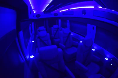 LUXURY CONVERSION VAN 8 PASSENGER PRESIDENTIAL SEATING GALAXY VAN 2020 RAM PROMASTER 159 HIGH ROOF BY WALDOCH - 2020 RAM PROMASTER GALAXY - Image 32 of 32