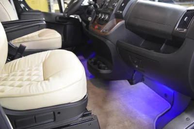 LUXURY CONVERSION VAN 8 PASSENGER PRESIDENTIAL SEATING GALAXY VAN 2020 RAM PROMASTER 159 HIGH ROOF BY WALDOCH - 2020 RAM PROMASTER GALAXY - Image 5 of 32