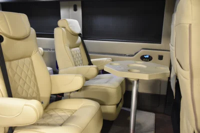 LUXURY CONVERSION VAN 8 PASSENGER PRESIDENTIAL SEATING GALAXY VAN 2020 RAM PROMASTER 159 HIGH ROOF BY WALDOCH - 2020 RAM PROMASTER GALAXY - Image 7 of 32
