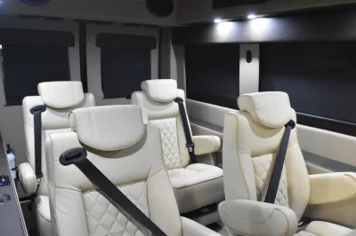LUXURY CONVERSION VAN 8 PASSENGER PRESIDENTIAL SEATING GALAXY VAN 2020 RAM PROMASTER 159 HIGH ROOF BY WALDOCH - 2020 RAM PROMASTER GALAXY - Image 8 of 32