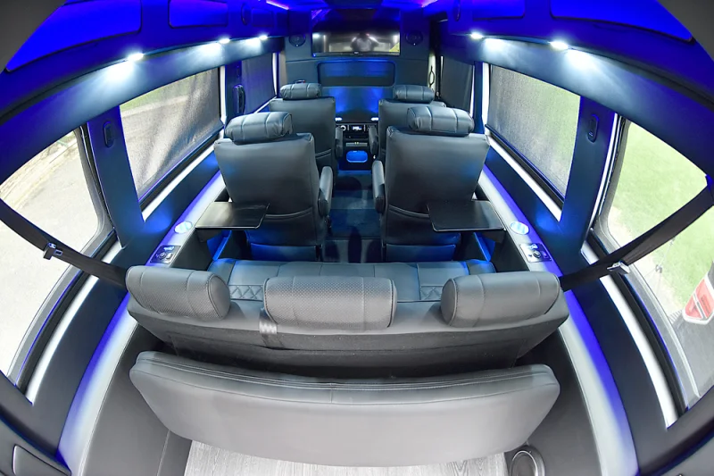 RAM Promaster 9 Passenger Custom Office Limo 2020 Executive Travel Private Jet on wheels by Waldoch Crafts