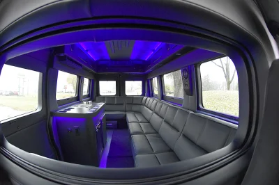 CUSTOM LIMO 159 RAM PROMASTER 10 PASSENGER PARTY BUS BAR COOLER BY WALDOCH - 2020 RAM PROMASTER LIMO - Image 7 of 17