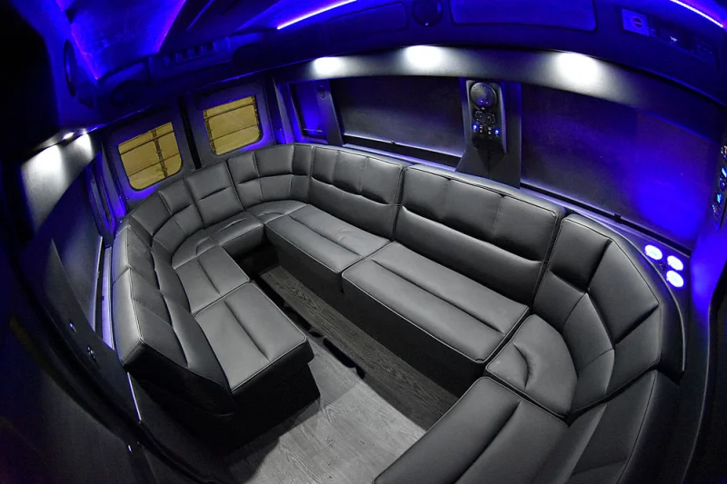 RAM Promaster Limo Custom Interior Party Bus Wedding Van Great Conversion by Waldoch by Waldoch Crafts