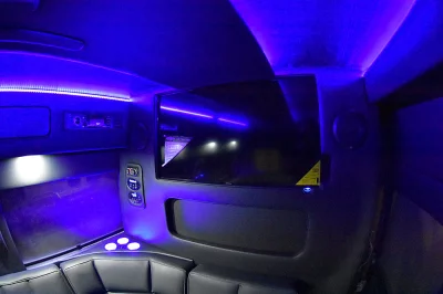 RAM PROMASTER LIMO CUSTOM INTERIOR PARTY BUS WEDDING VAN GREAT CONVERSION BY WALDOCH - 2020 RAM PROMASTER LIMO - Image 10 of 36