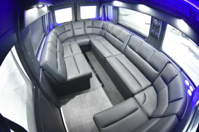 RAM PROMASTER LIMO CUSTOM INTERIOR PARTY BUS WEDDING VAN GREAT CONVERSION BY WALDOCH - 2020 RAM PROMASTER LIMO - Image 14 of 36