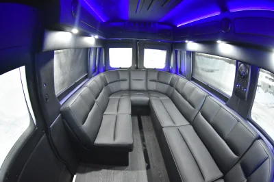 RAM PROMASTER LIMO CUSTOM INTERIOR PARTY BUS WEDDING VAN GREAT CONVERSION BY WALDOCH - 2020 RAM PROMASTER LIMO - Image 16 of 36