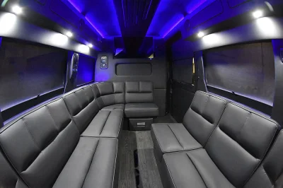 RAM PROMASTER LIMO CUSTOM INTERIOR PARTY BUS WEDDING VAN GREAT CONVERSION BY WALDOCH - 2020 RAM PROMASTER LIMO - Image 8 of 36