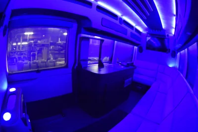 CUSTOM LIMO ON RAM PROMASTER 159 EXT BLACK BAR SEATING 10 PASSENGER CONVERSION VAN BY WALDOCH - 2020 RAM PROMASTER LIMO - Image 21 of 30