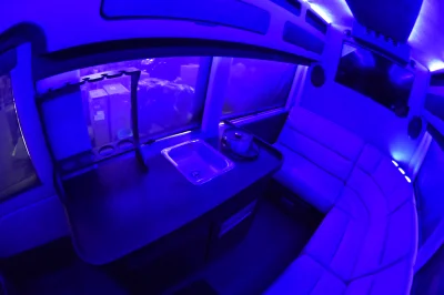 CUSTOM LIMO ON RAM PROMASTER 159 EXT BLACK BAR SEATING 10 PASSENGER CONVERSION VAN BY WALDOCH - 2020 RAM PROMASTER LIMO - Image 25 of 30
