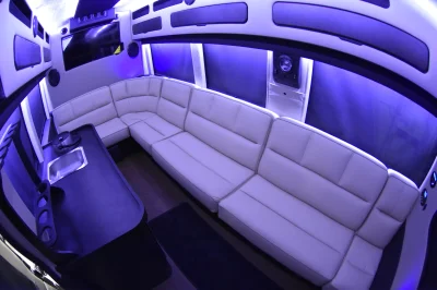 CUSTOM LIMO ON RAM PROMASTER 159 EXT BLACK BAR SEATING 10 PASSENGER CONVERSION VAN BY WALDOCH - 2020 RAM PROMASTER LIMO - Image 26 of 30