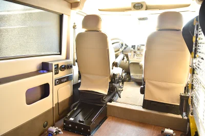 CUSTOM MOBILITY VAN WITH TRANSFER DRIVER SEAT & BATHROOM RAMP RAM PROMASTER 2500 159 GALAXY CONVERSION VAN BY WALDOCH - 2020 RAM PROMASTER MOBILITY - Image 19 of 21