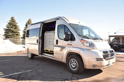 CUSTOM MOBILITY VAN WITH TRANSFER DRIVER SEAT & BATHROOM RAMP RAM PROMASTER 2500 159 GALAXY CONVERSION VAN BY WALDOCH - 2020 RAM PROMASTER MOBILITY - Image 5 of 21