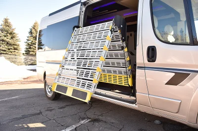 CUSTOM MOBILITY VAN WITH TRANSFER DRIVER SEAT & BATHROOM RAMP RAM PROMASTER 2500 159 GALAXY CONVERSION VAN BY WALDOCH - 2020 RAM PROMASTER MOBILITY - Image 6 of 21