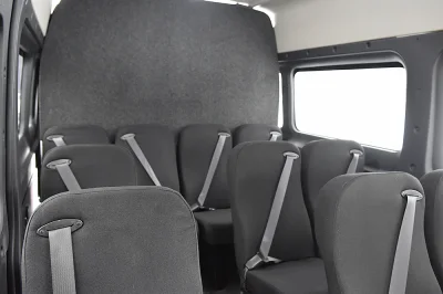 12 PASSENGER SHUTTLE VAN AIRPORT HOTEL NURSING HOME STORAGE FOR LUGGAGE IN THE REAR BY WALDOCH RAM PROMASTER 159 2500 HIGH ROOF - 2020 RAM PROMASTER SHUTTLE - Image 6 of 7