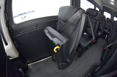 LUXURY 15 PASSENGER SHUTTLE VAN LEATHER SEATING WITH STORAGE ON RAM PROMASTER 159 HIGH ROOF BY WALDOCH - 2020 RAM PROMASTER SHUTTLE - Image 11 of 16