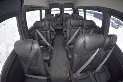 LUXURY 15 PASSENGER SHUTTLE VAN LEATHER SEATING WITH STORAGE ON RAM PROMASTER 159 HIGH ROOF BY WALDOCH - 2020 RAM PROMASTER SHUTTLE - Image 16 of 16