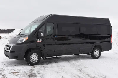 LUXURY 15 PASSENGER SHUTTLE VAN LEATHER SEATING WITH STORAGE ON RAM PROMASTER 159 HIGH ROOF BY WALDOCH - 2020 RAM PROMASTER SHUTTLE - Image 4 of 16