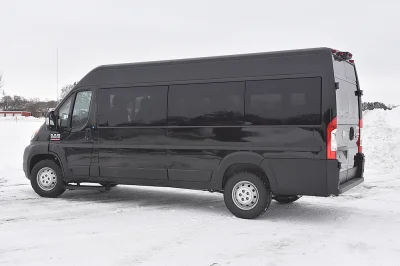 LUXURY 15 PASSENGER SHUTTLE VAN LEATHER SEATING WITH STORAGE ON RAM PROMASTER 159 HIGH ROOF BY WALDOCH - 2020 RAM PROMASTER SHUTTLE - Image 5 of 16