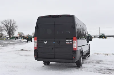 LUXURY 15 PASSENGER SHUTTLE VAN LEATHER SEATING WITH STORAGE ON RAM PROMASTER 159 HIGH ROOF BY WALDOCH - 2020 RAM PROMASTER SHUTTLE - Image 6 of 16