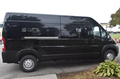 RAM PROMASTER SHUTTLE PRESIDENTIAL SEATING LUXURY CHAIRS 8 PASSENGER CONVERSION VAN HOTEL AIRPORT - 2020 RAM PROMASTER SHUTTLE - Image 4 of 30