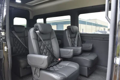 RAM PROMASTER SHUTTLE PRESIDENTIAL SEATING LUXURY CHAIRS 8 PASSENGER CONVERSION VAN HOTEL AIRPORT - 2020 RAM PROMASTER SHUTTLE - Image 13 of 30