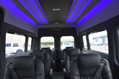 RAM PROMASTER SHUTTLE PRESIDENTIAL SEATING LUXURY CHAIRS 8 PASSENGER CONVERSION VAN HOTEL AIRPORT - 2020 RAM PROMASTER SHUTTLE - Image 23 of 30
